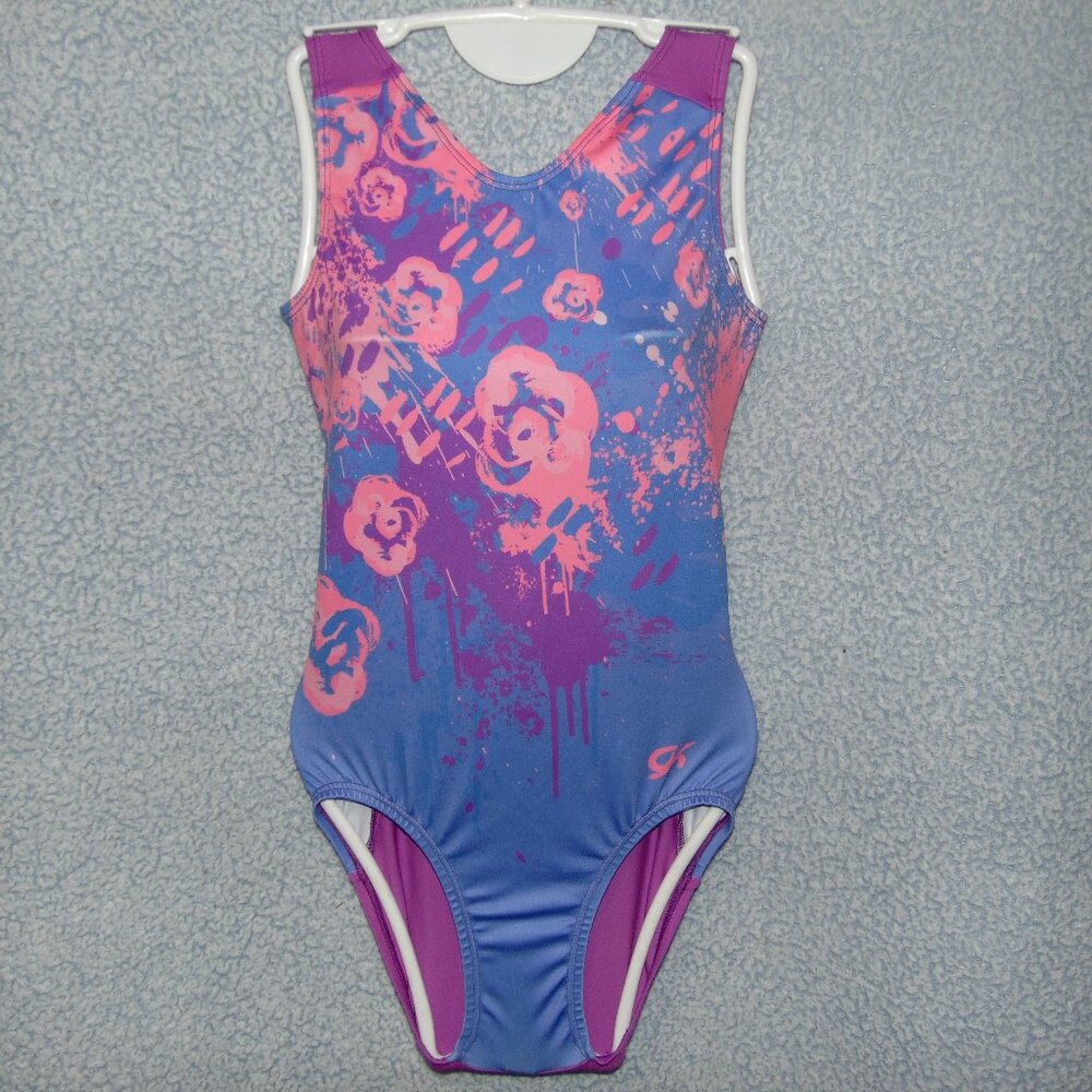 GK Blue Purple Pink Leotard AXS